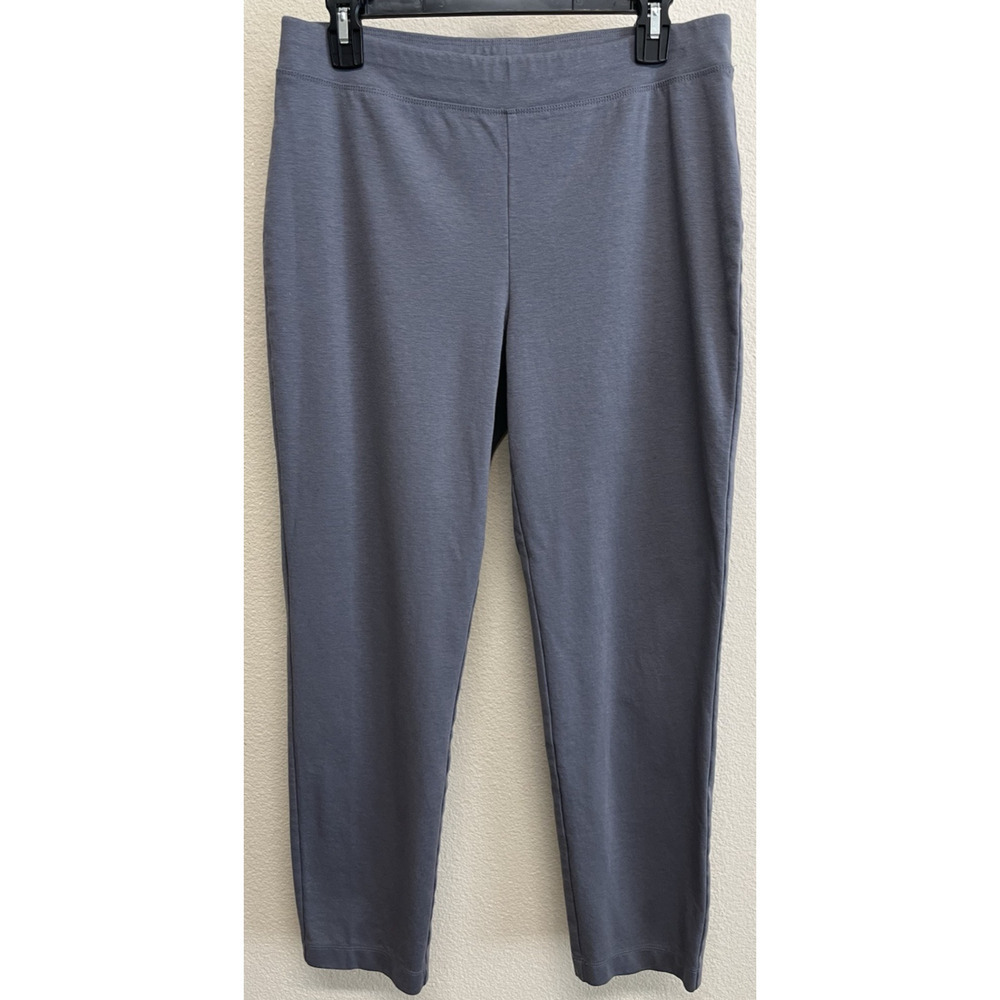 EILEEN FISHER Leggings Organic Cotton Blend size M Gray